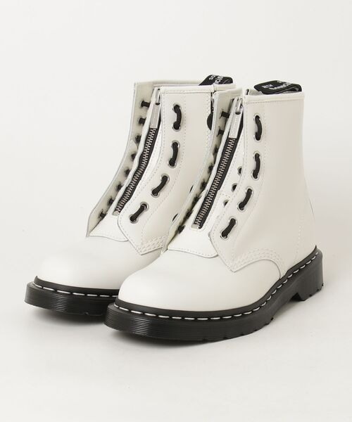Dr. Martens（ドクターマーチン）の「Dr. Martens/ドクターマーチン 1460 ZIP ホワイトステッチ 8 ホール ブーツ 43413100（ブーツ・メンズ・ホワイト・UK8/UK7/UK6/UK5/UK4/UK3/UK11/UK10/UK9）」の13枚目の写真
