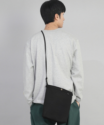 SAINTCREW（セントクルー）の「Long Strap Crossbody Bag LSC-143 Black（エコバッグ/サブバッグ）」