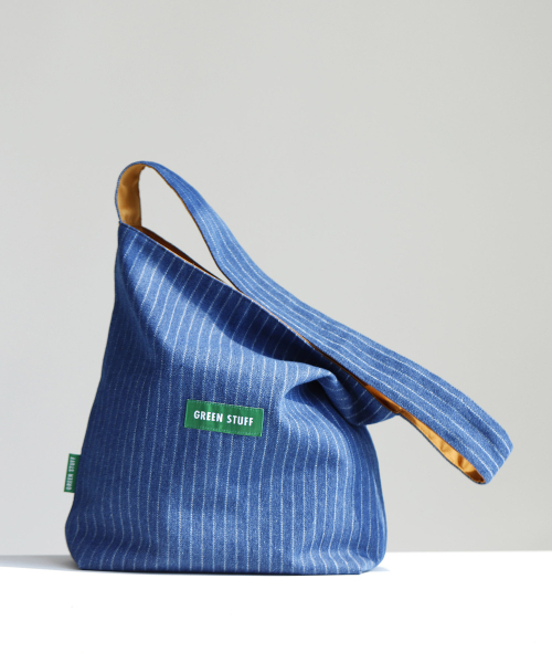 GREEN STUFF(グリーンスタッフ)の「seem full bag 62 - denim deep blue(エコバッグ/サブバッグ・レディース・その他・FREE)」の3枚目の写真