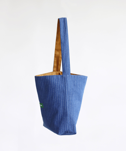 GREEN STUFF(グリーンスタッフ)の「seem full bag 62 - denim deep blue(エコバッグ/サブバッグ・レディース・その他・FREE)」の8枚目の写真