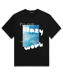OUSE（オウズ）の「NOT LAZY Overfit Short Sleeve T-Shirt (DS024) Black（Tシャツ/カットソー・メンズ）」