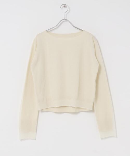 URBAN RESEARCH ROSSO WOMEN（アーバンリサーチ　ロッソ）の「シアーレイヤードニット（ニット/セーター・レディース・ピンク/オフホワイト・FREE）」の12枚目の写真