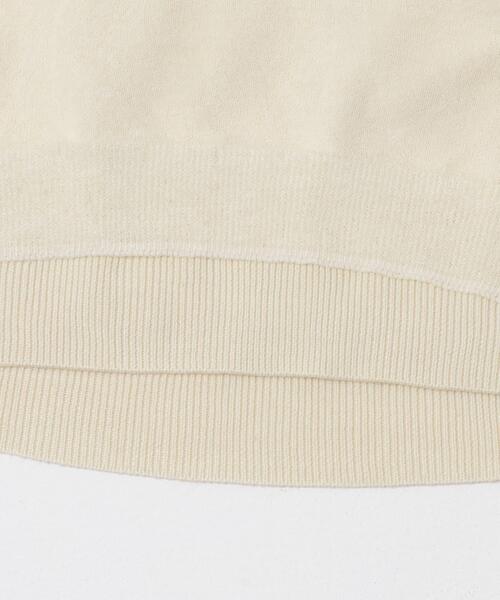 URBAN RESEARCH ROSSO WOMEN（アーバンリサーチ　ロッソ）の「シアーレイヤードニット（ニット/セーター・レディース・ピンク/オフホワイト・FREE）」の11枚目の写真