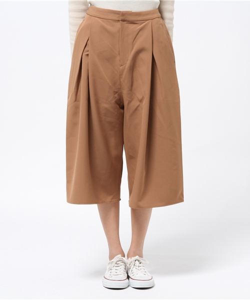 LBC（エルビーシー）の「タックガウチョ               （その他パンツ・レディース・ブラック/オリーブ/ブラウン・LARGE/MEDIUM）」の3枚目の写真