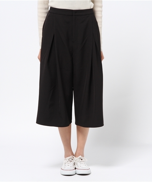 LBC（エルビーシー）の「タックガウチョ               （その他パンツ・レディース・ブラック/オリーブ/ブラウン・LARGE/MEDIUM）」の2枚目の写真