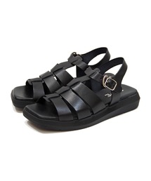 PUPE（プーペ）の「PUPE/プーペ オープントゥグルカサンダル 【24YD602-P】（サンダル）」