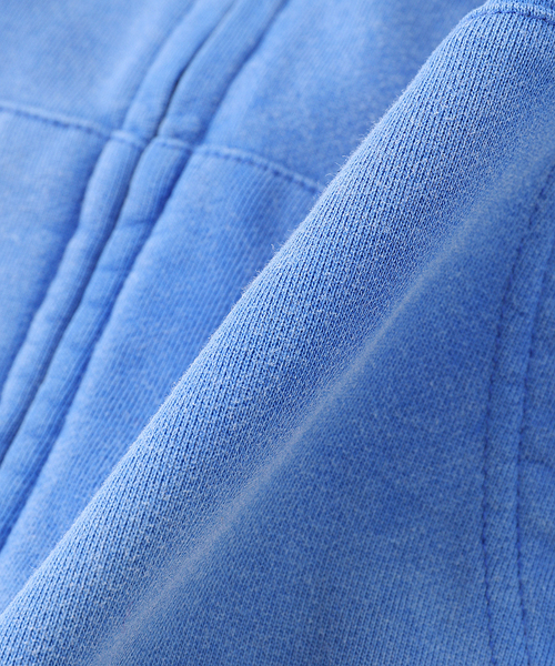WOKE EDGE(ウォークエッジ)の「WOKE EDGE / ウォークエッジ FADED EMBROIDERY ZIP UP HOODIE(パーカー・メンズ・ブルー/ベージュ・SMALL/MEDIUM/LARGE)」の8枚目の写真