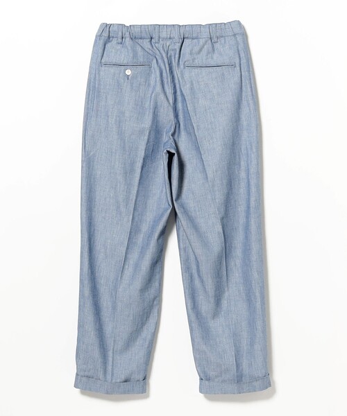BEAMS PLUS（ビームスプラス）の「2 Pleats Relax Trousers Indigo Oxford（その他パンツ・メンズ・ブルー/インディゴブルー・S/XL/L/M）」の9枚目の写真