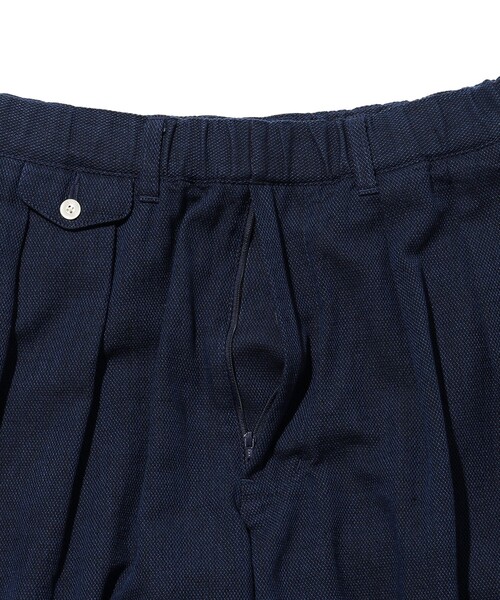 BEAMS PLUS（ビームスプラス）の「2 Pleats Relax Trousers Indigo Oxford（その他パンツ・メンズ・ブルー/インディゴブルー・S/XL/L/M）」の14枚目の写真