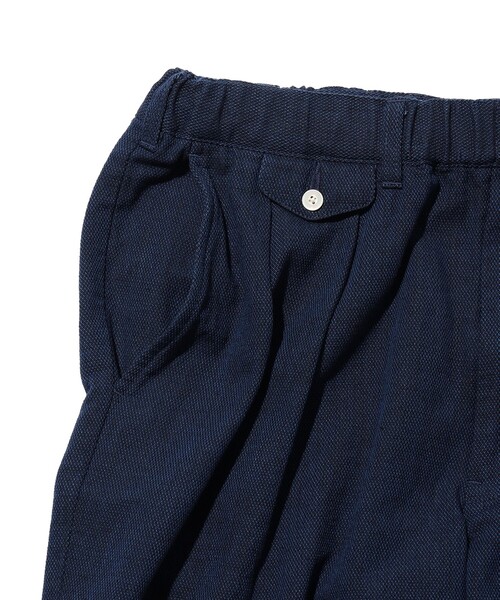 BEAMS PLUS（ビームスプラス）の「2 Pleats Relax Trousers Indigo Oxford（その他パンツ・メンズ・ブルー/インディゴブルー・S/XL/L/M）」の15枚目の写真
