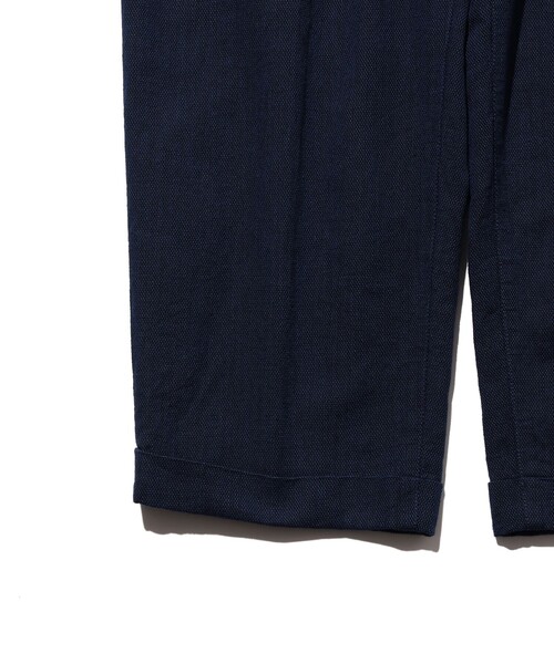 BEAMS PLUS（ビームスプラス）の「2 Pleats Relax Trousers Indigo Oxford（その他パンツ・メンズ・ブルー/インディゴブルー・S/XL/L/M）」の16枚目の写真