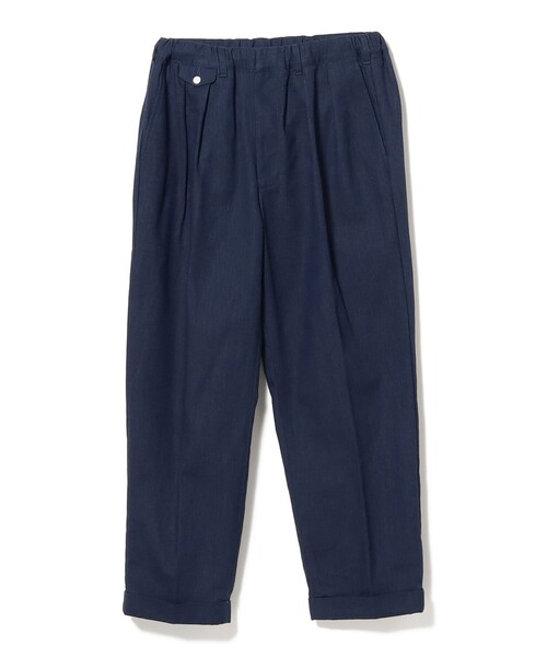 BEAMS PLUS（ビームスプラス）の「2 Pleats Relax Trousers Indigo Oxford（その他パンツ・メンズ・ブルー/インディゴブルー・S/XL/L/M）」の17枚目の写真
