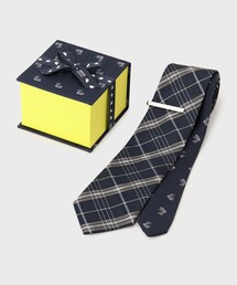 TAKEO KIKUCHI（タケオキクチ）の「【BOXセット】イングリッシュガーデン ネクタイ＆タイバー（ネクタイ）」