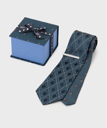 TAKEO KIKUCHI（タケオキクチ）の「【BOXセット】イングリッシュガーデン ネクタイ&タイバー（ネクタイ）」