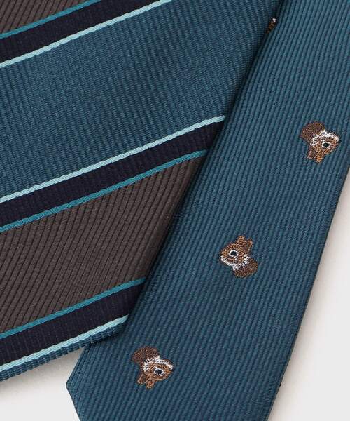 TAKEO KIKUCHI（タケオキクチ）の「【BOXセット】イングリッシュガーデン ネクタイ＆タイバー（ネクタイ・メンズ・グリーン系その他4/グリーン系その他3/オリーブ系7/ネイビー系1・00）」の10枚目の写真