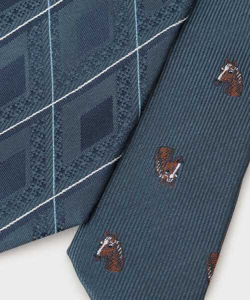 TAKEO KIKUCHI（タケオキクチ）の「【BOXセット】イングリッシュガーデン ネクタイ＆タイバー（ネクタイ・メンズ・グリーン系その他4/グリーン系その他3/オリーブ系7/ネイビー系1・00）」の11枚目の写真