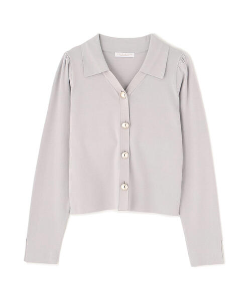 PROPORTION BODY DRESSING（プロポーションボディドレッシング）の「＜ウォッシャブル/UV＞衿付き総針ニット / 1216170103（ニット/セーター・レディース・ホワイト系その他/グレー/ブルー・SMALL/MEDIUM）」の4枚目の写真