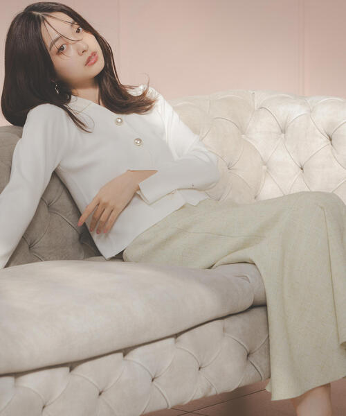 PROPORTION BODY DRESSING（プロポーションボディドレッシング）の「＜ウォッシャブル/UV＞衿付き総針ニット / 1216170103（ニット/セーター・レディース・ホワイト系その他/グレー/ブルー・SMALL/MEDIUM）」の19枚目の写真