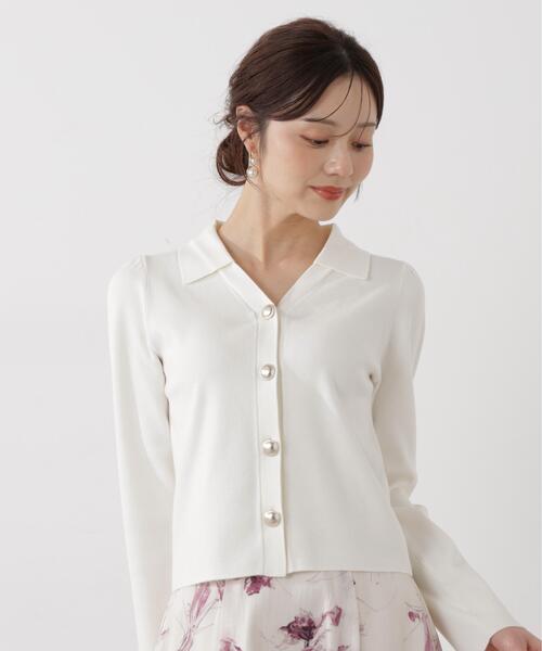 PROPORTION BODY DRESSING（プロポーションボディドレッシング）の「＜ウォッシャブル/UV＞衿付き総針ニット / 1216170103（ニット/セーター・レディース・ホワイト系その他/グレー/ブルー・SMALL/MEDIUM）」の22枚目の写真