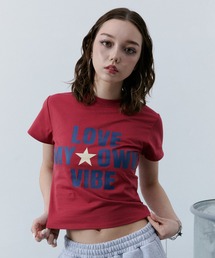 ストレッチロゴプリントTシャツ