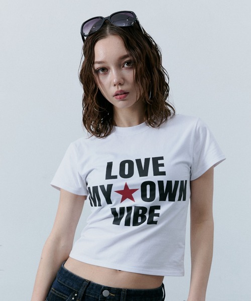 ストレッチロゴプリントTシャツ（Tシャツ/カットソー）｜JUST A NOON