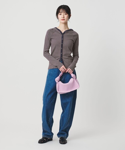 MILLER（ミラー）の「【別注】＜Robert P. Miller ＞ボタンフードトップス（カーディガン/ボレロ・レディース・ダークグレー/レッド/ダークブラウン・FREE）」の13枚目の写真