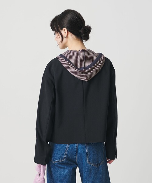 MILLER（ミラー）の「【別注】＜Robert P. Miller ＞ボタンフードトップス（カーディガン/ボレロ・レディース・ダークグレー/レッド/ダークブラウン・FREE）」の20枚目の写真