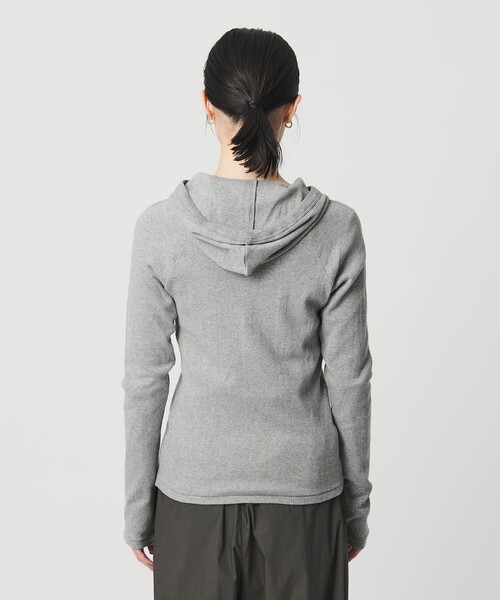 MILLER（ミラー）の「【別注】＜Robert P. Miller ＞ボタンフードトップス（カーディガン/ボレロ・レディース・ダークグレー/レッド/ダークブラウン・FREE）」の11枚目の写真