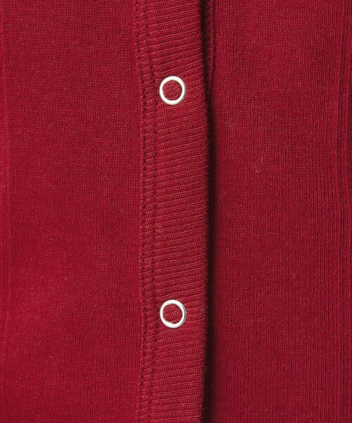 MILLER（ミラー）の「【別注】＜Robert P. Miller ＞ボタンフードトップス（カーディガン/ボレロ・レディース・ダークグレー/レッド/ダークブラウン・FREE）」の8枚目の写真