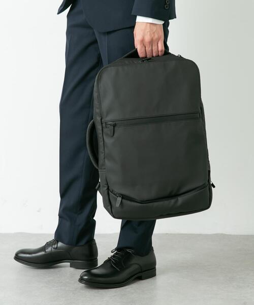 URBAN RESEARCH DOORS（アーバンリサーチドアーズ）の「S.M.L.　2WAY BUSINESS RUCKSACK（ビジネスバッグ・メンズ・ブラック・-）」の4枚目の写真