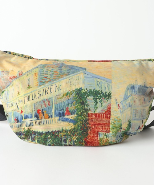 LAKOLE（ラコレ）の「【ラコレ アート】総柄ボディバッグ / 640169（ボディバッグ/ウエストポーチ・メンズ・ベージュ/ネイビー・FREE）」の20枚目の写真