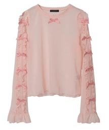 Candy Stripper（キャンディストリッパー）の「DOLLY RIBBON TULLE FRILL トップス（その他トップス）」