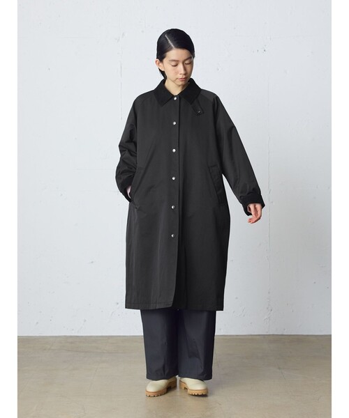 MidiUmi(ミディウミ)の「MidiUmi パッドハンティングロングコート(その他アウター・レディース・アイボリー/ブラック/チャコールグレー・FREE)」の13枚目の写真