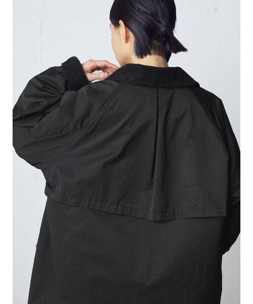 MidiUmi(ミディウミ)の「MidiUmi パッドハンティングロングコート(その他アウター・レディース・アイボリー/ブラック/チャコールグレー・FREE)」の15枚目の写真