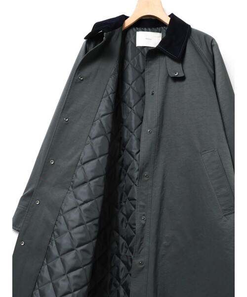 MidiUmi(ミディウミ)の「MidiUmi パッドハンティングロングコート(その他アウター・レディース・アイボリー/ブラック/チャコールグレー・FREE)」の21枚目の写真