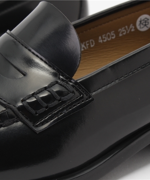 HARUTA（ハルタ）の「HARUTA　ハルタ　人工ローファー3E　4505（ローファー・レディース・ブラック/ブラウン系その他・22.5cm/23.0cm/23.5cm/24.5cm/25.0cm/25.5cm/24.0cm）」の3枚目の写真