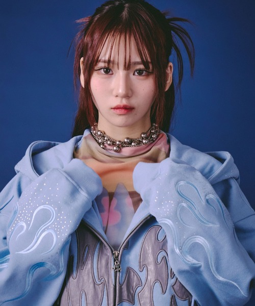 セール】GALFY（ガルフィー）ファイヤーピカピカZIPパーカー/刺繍