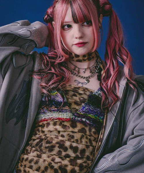 GALFY（ガルフィー）の「GALFY（ガルフィー）ファイヤーピカピカZIPパーカー/刺繍/ラインストーン/スウェットジップアップパーカー（パーカー・メンズ・グレイッシュベージュ/ブラック/サックスブルー・LL/L/M）」の11枚目の写真