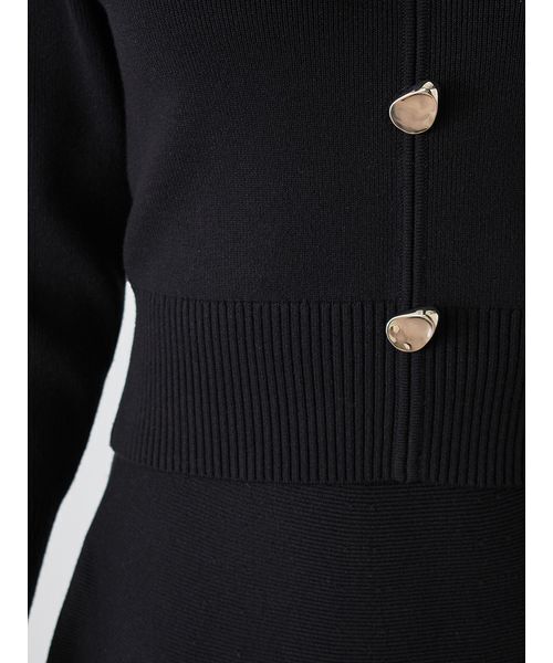 SNIDEL（スナイデル）の「ミニニットセット（ワンピース・レディース・ブラック/イエロー/グレー・F）」の11枚目の写真