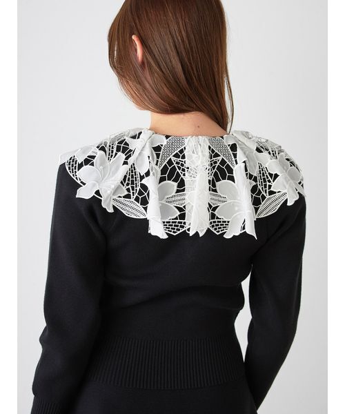 SNIDEL（スナイデル）の「ミニニットセット（ワンピース・レディース・ブラック/イエロー/グレー・F）」の12枚目の写真