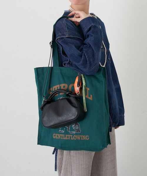 CIAOPANIC TYPY（チャオパニックティピー）の「ねじりデザインミニBAG（ショルダーバッグ・レディース・ブラウン/グレイッシュベージュ/ブラック・ONE SIZE）」の10枚目の写真