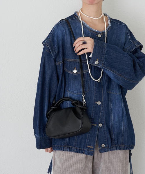 CIAOPANIC TYPY（チャオパニックティピー）の「ねじりデザインミニBAG（ショルダーバッグ・レディース・ブラウン/グレイッシュベージュ/ブラック・ONE SIZE）」の9枚目の写真