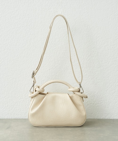 CIAOPANIC TYPY（チャオパニックティピー）の「ねじりデザインミニBAG（ショルダーバッグ・レディース・ブラウン/グレイッシュベージュ/ブラック・ONE SIZE）」の19枚目の写真