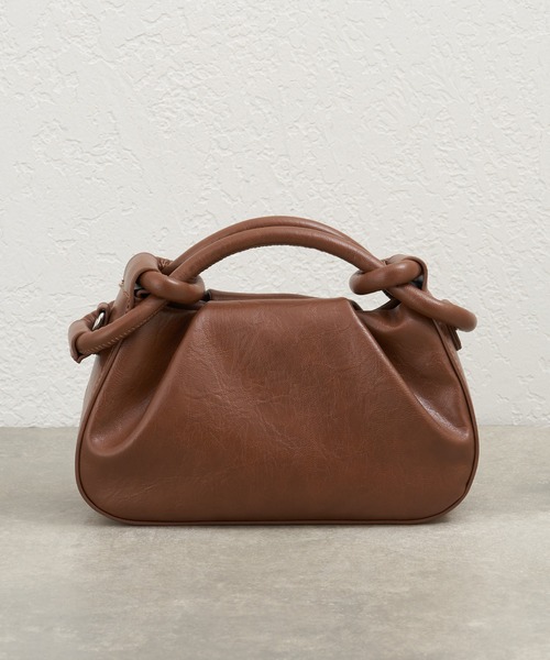 CIAOPANIC TYPY（チャオパニックティピー）の「ねじりデザインミニBAG（ショルダーバッグ・レディース・ブラウン/グレイッシュベージュ/ブラック・ONE SIZE）」の13枚目の写真