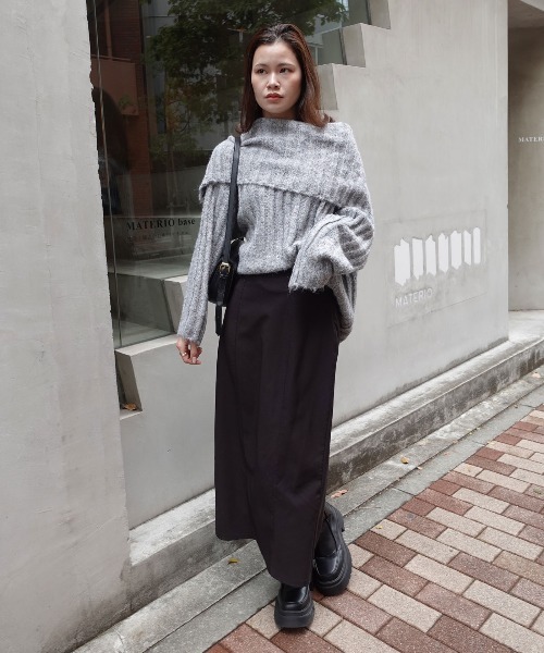 セール】ショールカラーニット（ニット/セーター）｜CORNERS（コーナー