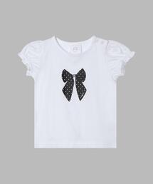 agnes b.（アニエスベー）の「ベビー リボンプリント コットン 半袖 Tシャツ（Tシャツ/カットソー）」