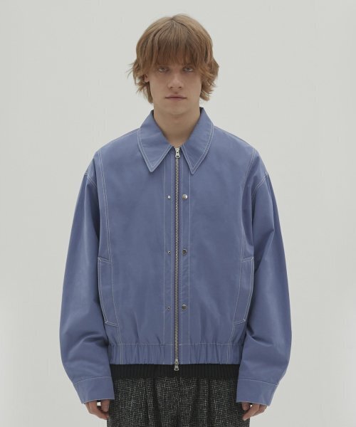 SECONDMONO（セカンドモノローグ）の「ワイドカラーコットンブルゾンセレニティブルーSEJK002SEBLUE（ブルゾン・メンズ・その他・L/M/S）」の5枚目の写真