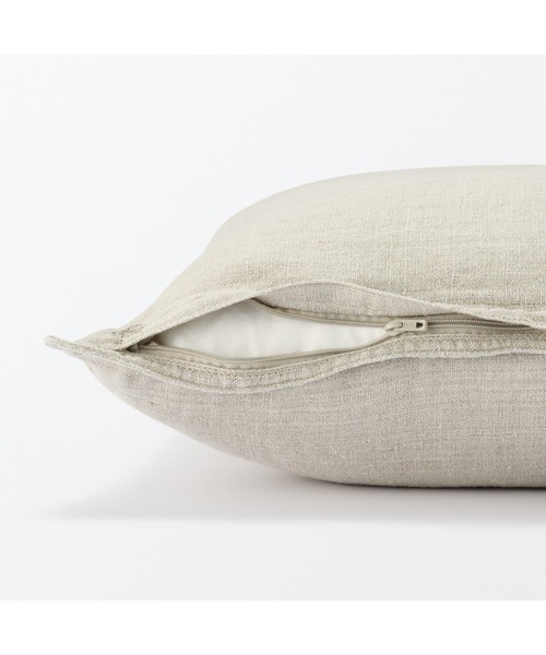 ヘンプ洗いざらしクッションカバー 43×43cm用（クッション