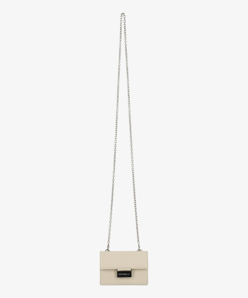 CITYBREEZE(シティブリーズ)の「ブリーズミニチェーンレザークロス_LIGHT BEIGE(メッセンジャーバッグ・レディース・ライトベージュ・FREE)」の5枚目の写真