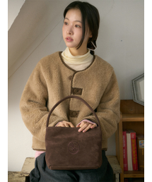 ANC VELVET REVE BAG_BROWN